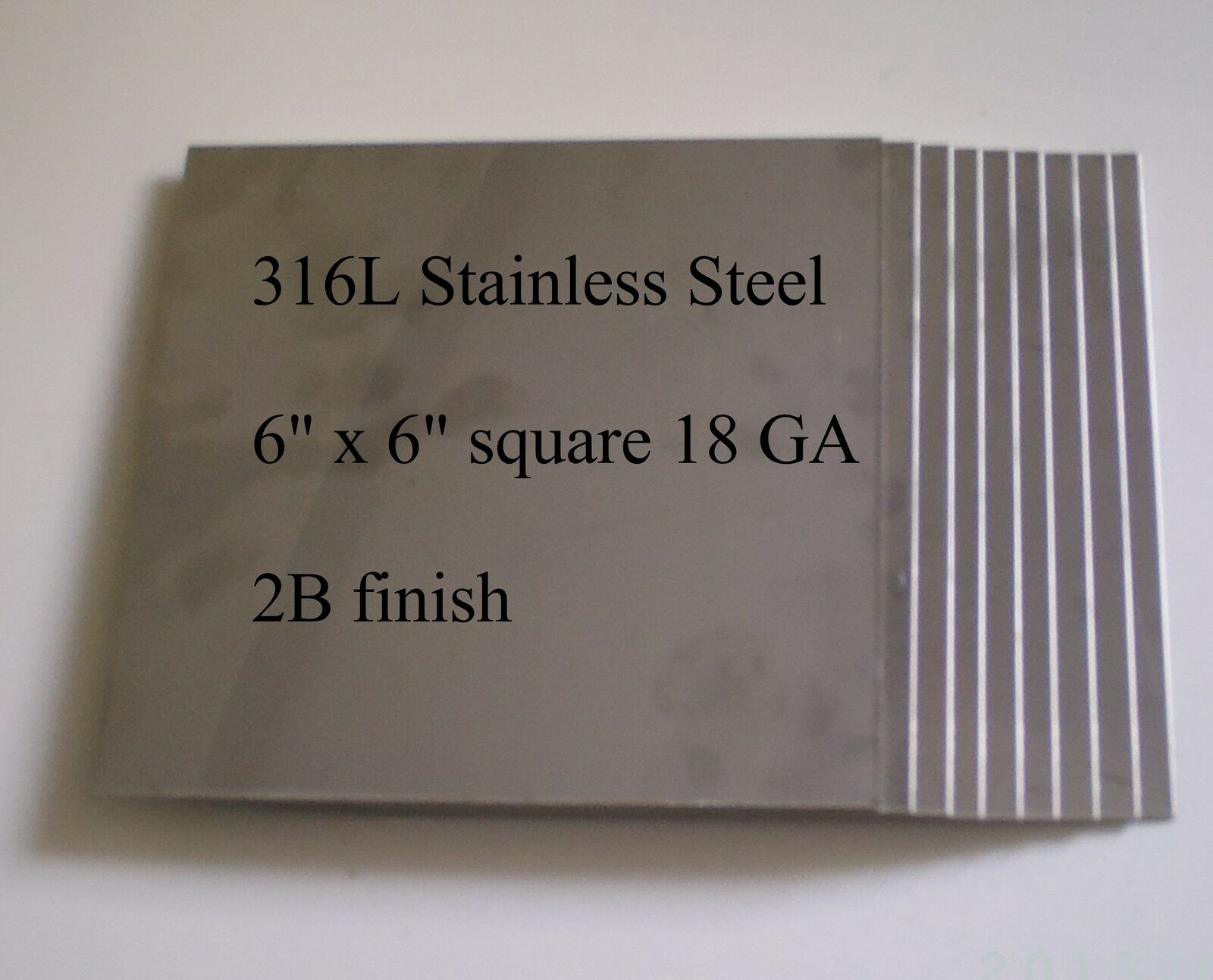 19 Pc 6x6 18ga 316l Stainless Steel W/20 1.4mm/0.055" High Temp Silicone Gasket
